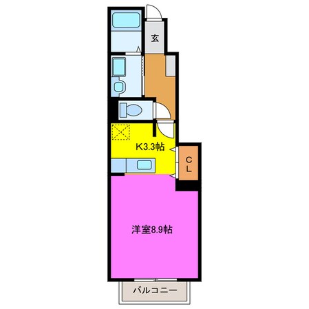 セントレージ今之浦の物件間取画像